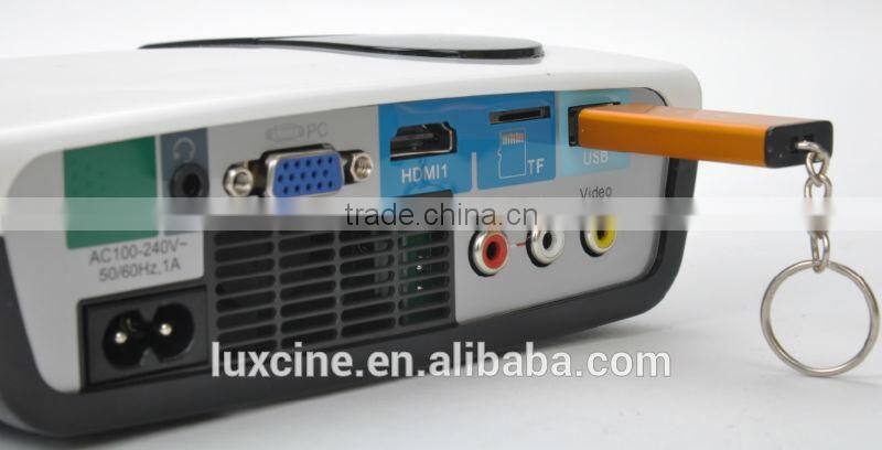 Mini Portable Projector / 3D Projector / Full HD LED DLP Projector With 1080P Resolution