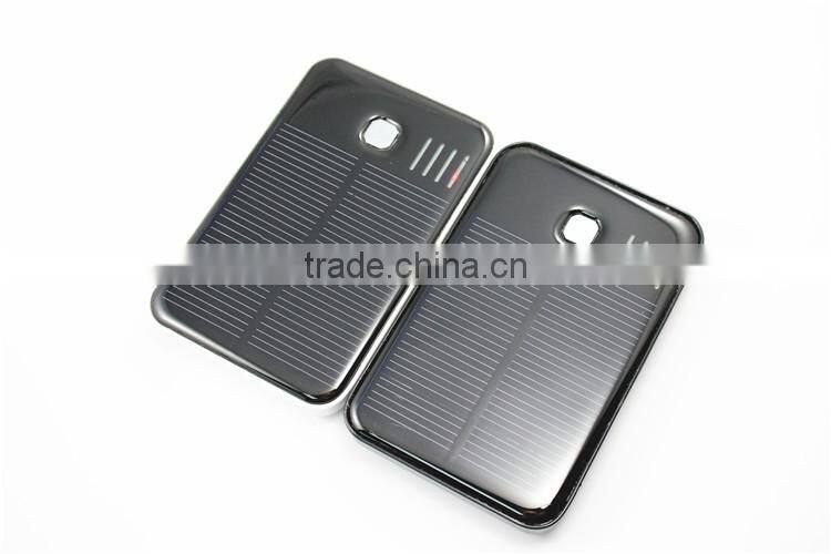 double ports 5000mah usb solar panel charger tree with micro input port