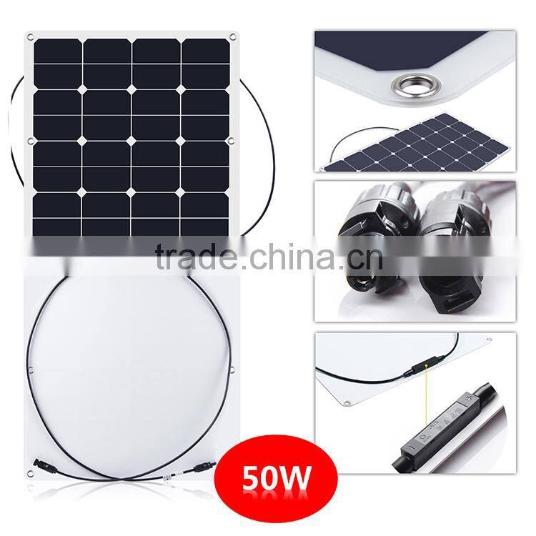 alibaba small size home use thin film 50W Low Price Mini Solar Panel