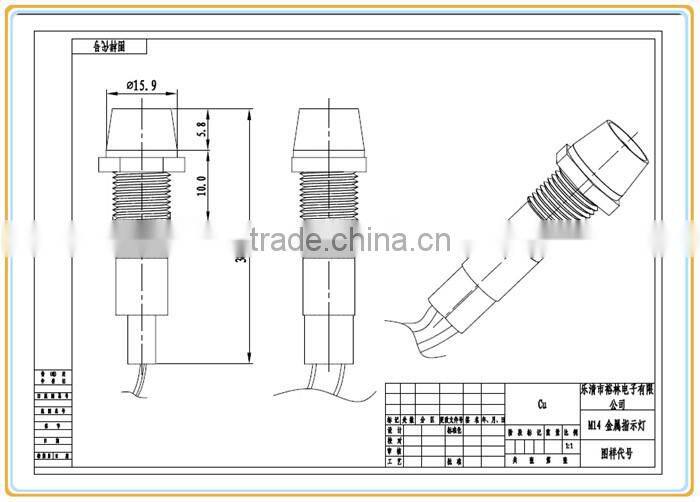 Top Quality led signal lamp 440 solar signal lamp indicator light street signal lights