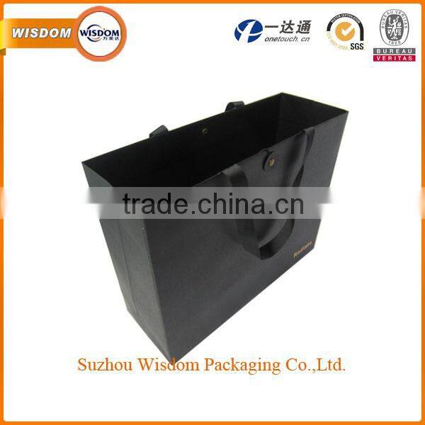 Custom present kraft borwn paper value bag