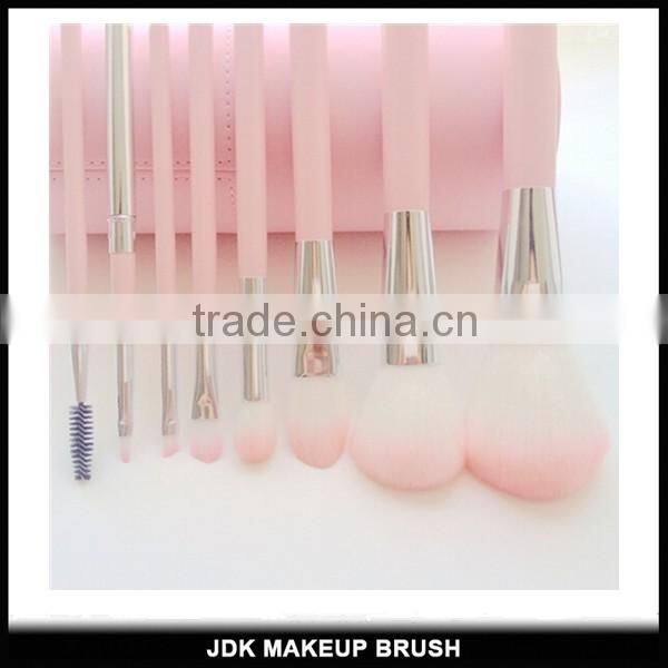 Pink 10pcs Makeup brush set Private label Custom Logo Makeup Brushes