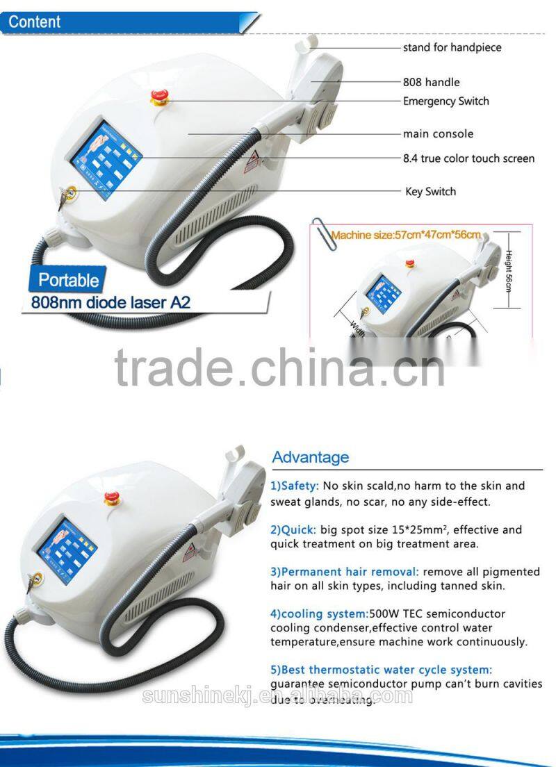 2016 new product high quality laser hair removal / IPL Diode Laser Permanent Hair Removal