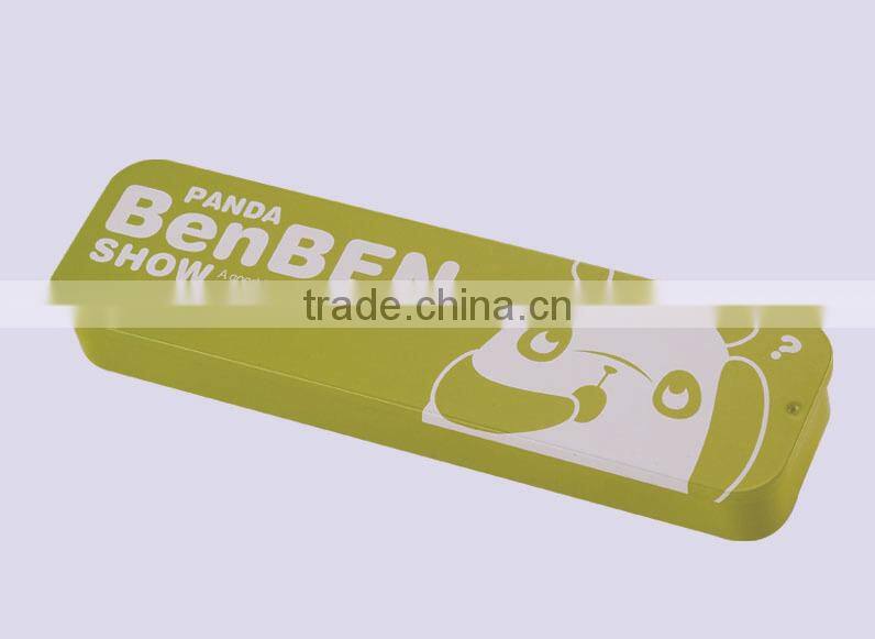 high quality hot selling tin pencil case tin case for pencil