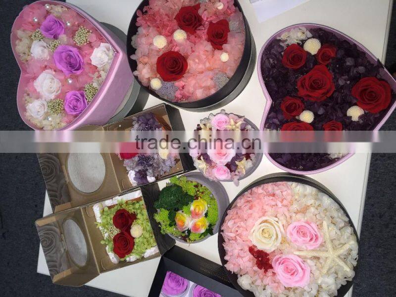 Happy Valentine Glass Dome Preserved Rose Wholesale For Gift