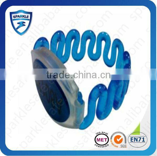 Customized plastic Flexible wristband sport rfid for Event/club access control