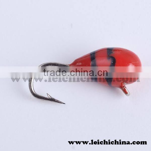 epoxy eye Tear drop tungsten ice fishing jig