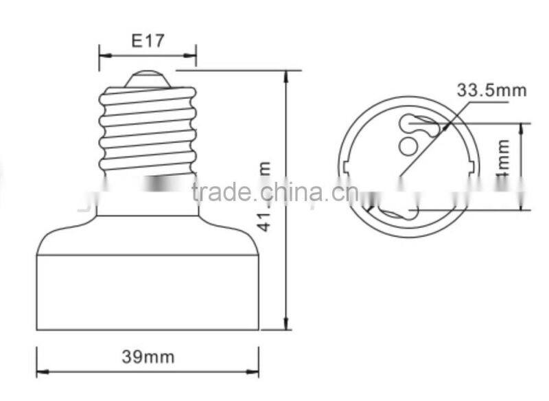 SG-AD-E17-GU24 mennekes plug socket