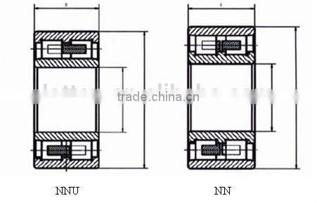 Machine Tool Used Precision Cylindrical Roller Bearing NN3016K