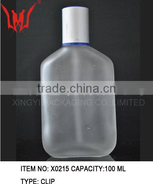 100ml North America Feature Square Glass Perfume Bottle,special craft icy bottle and clear wholesale
