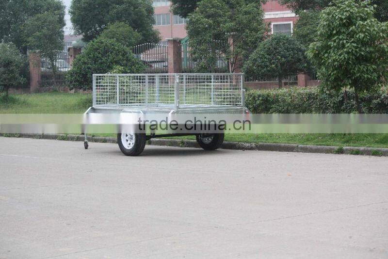 Professional manufactural fully welded Cage Trailer with Ramp (8x5'/ADR/Hot dip Gal) 2016