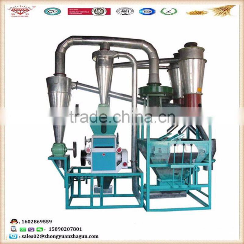 Africa popular rice flour grinding machinery at lower price
