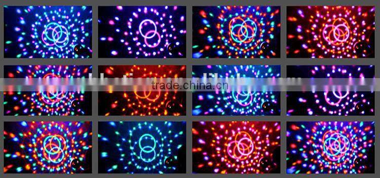 Sound control laser LED stage light color changing automatically stage light led star master