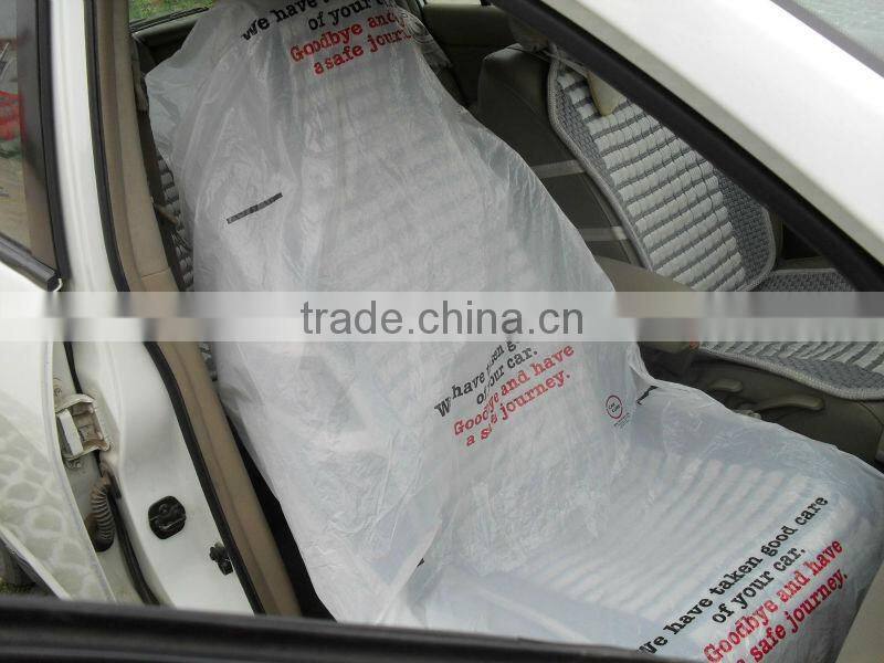 PE Clear Disposable Seat Covers For Cars /Full Set