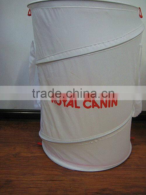 Newest white resuable pop up garden bag laundry basket