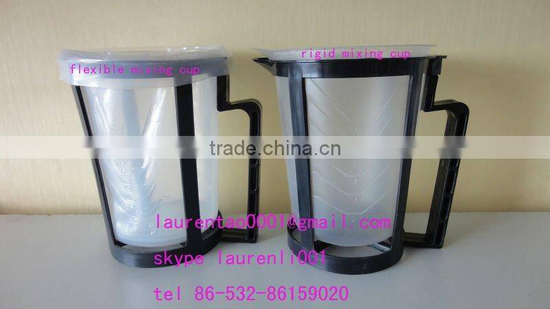 flexible paint mixing cups
