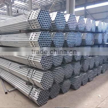 86*1.0mm erw steel round bright pre galvanized steel tubing