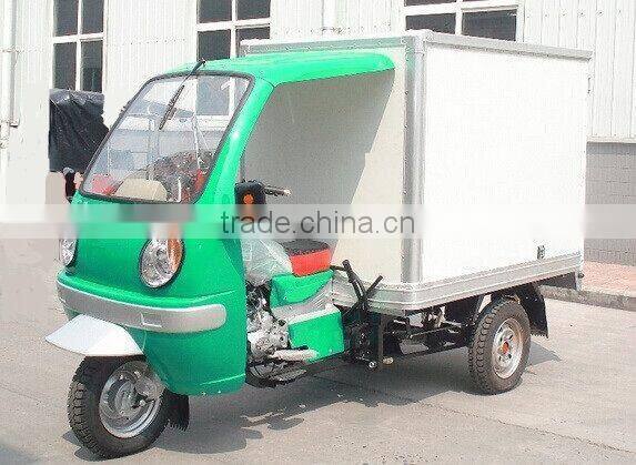 China Gasoline Cabin Cargo Three Wheel Car for sale
