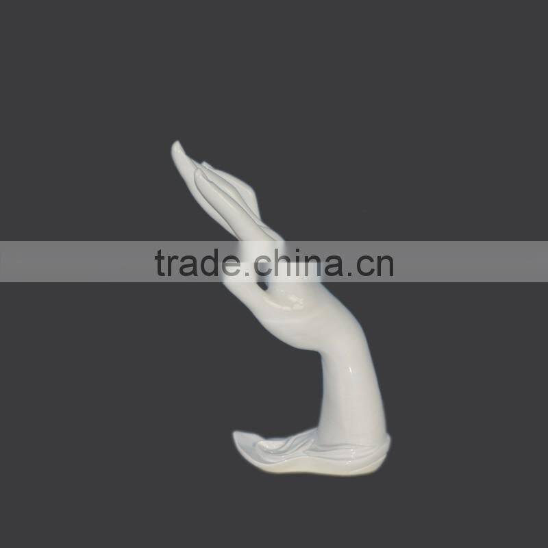 Jewelry display wooden mannequin hand for window display