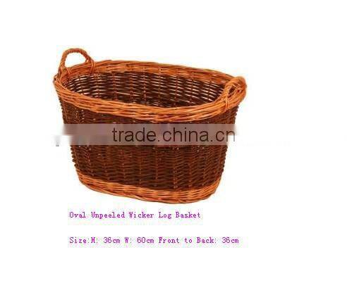 Rectangular Wicker Log Basket from Linyi