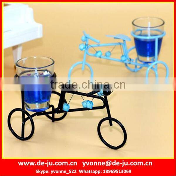 Black Bicycle Three Wheels Gel Candle Wedding Favors