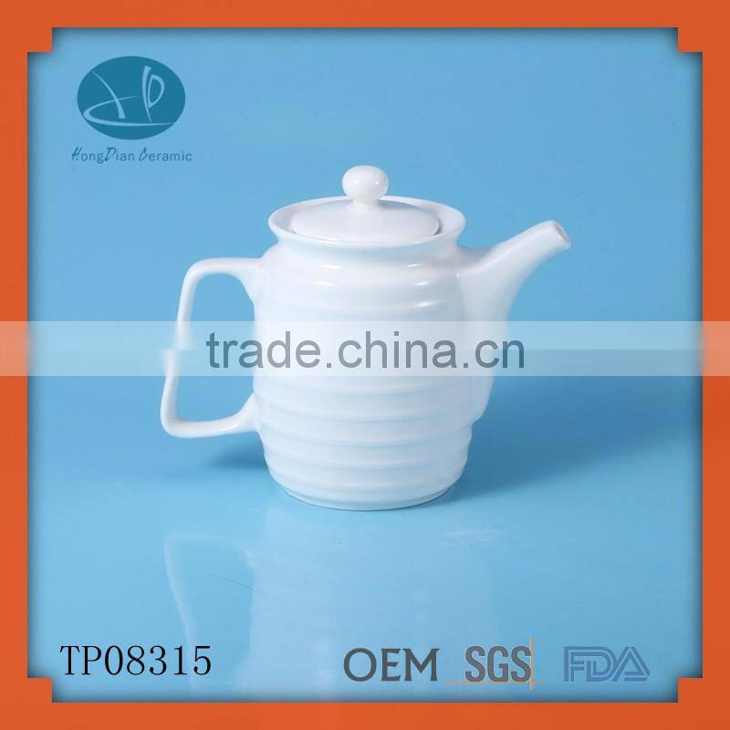 Good quality creative design fine ceramic teapot/tea pot/water jug