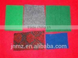 Nonwoven polyester needle felt rugs