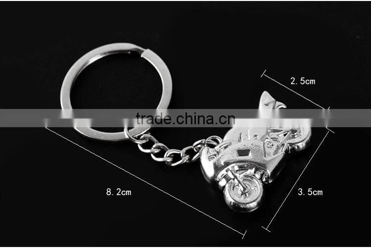 wholesale stock small order fashion modelling of motorcycle key chain