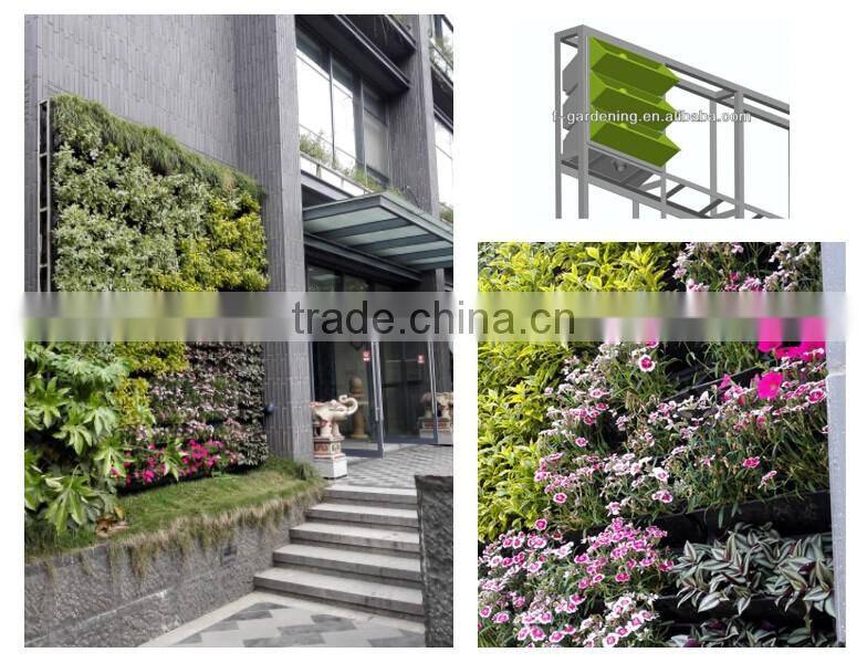 home & garden Vertical Greening garden wall decorative artificial green wall garden pots SL-XQ5057 vertical hydroponic system