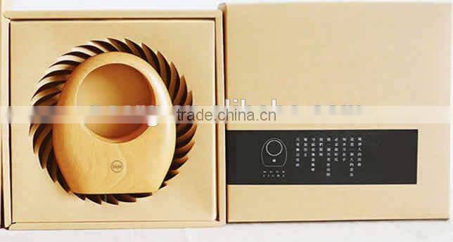Elegant Intelligent Wood Table Lamp with-in Lithium Battery Gesture sensor control