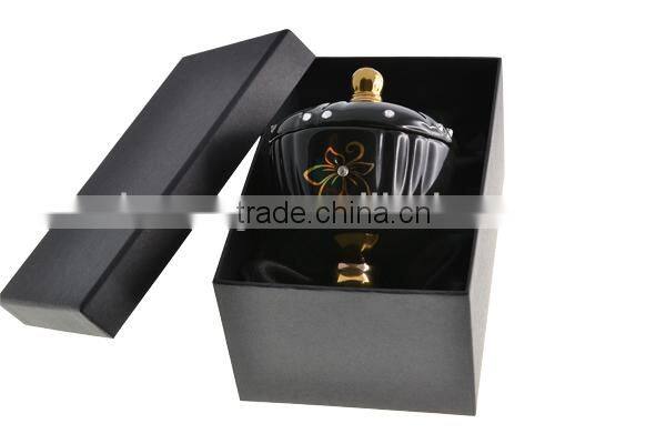 fashionable fashion silver jewelry gift wedding box glass set display with Crystals from SWAROVSKI