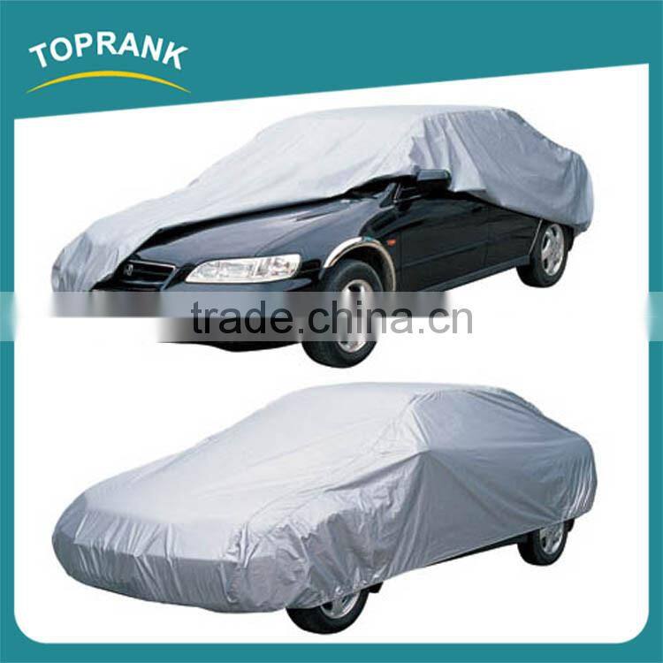 TOPRANK 483X175X119CM grey PEVA folding car body cover waterproof sun protection car cover