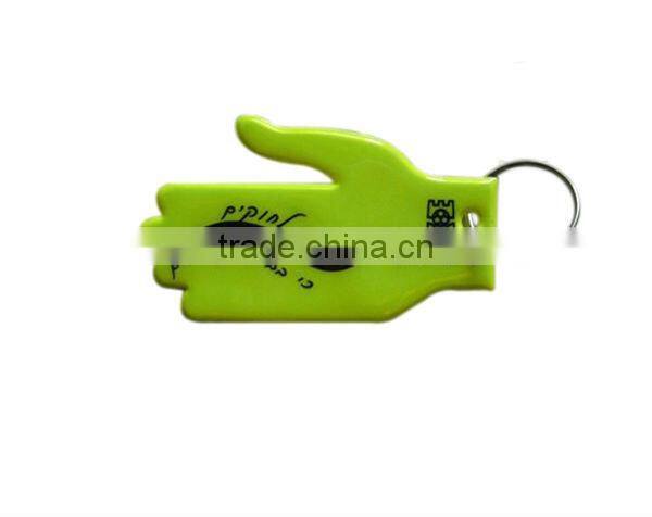 Custom Promotional PVC Reflective Keychain