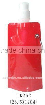 PVC water Juice Wine foldable Bag