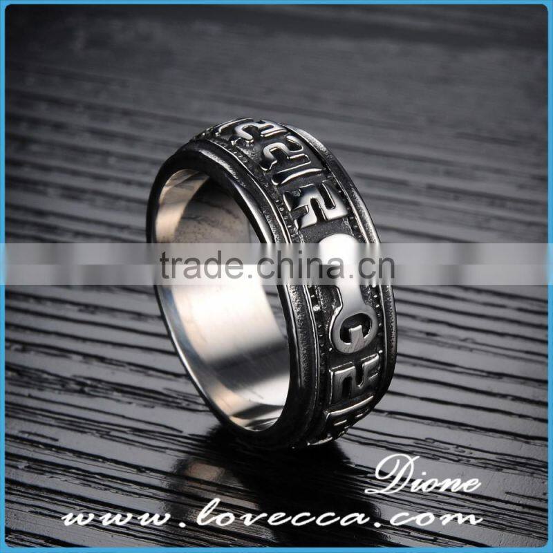 High polished men jewellery figure rings 316l surgical stainless steel men ring