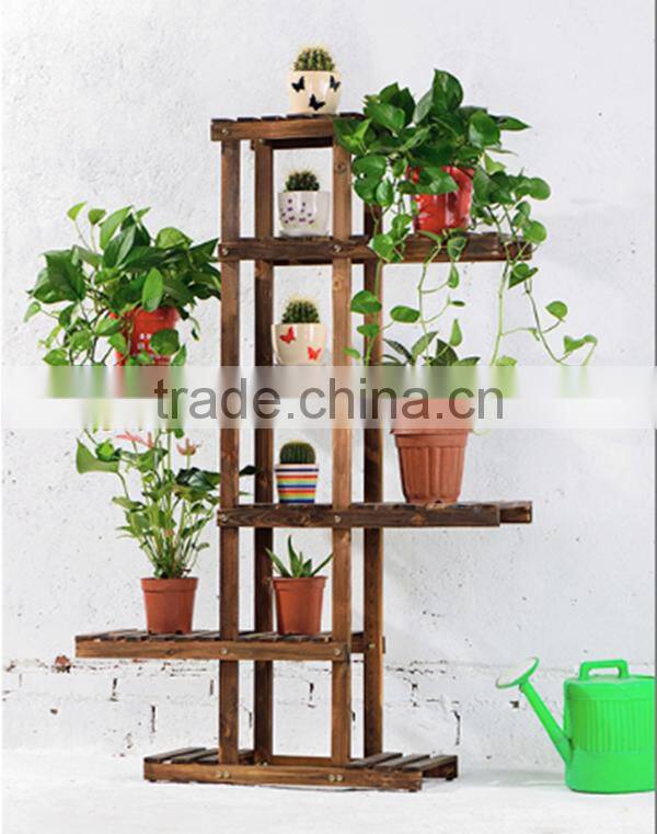Handmade wholesale 4 floor flower rack for sale