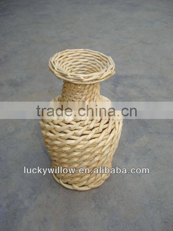 antique wicker handcrafts,vase,basekt natural wicker crafts