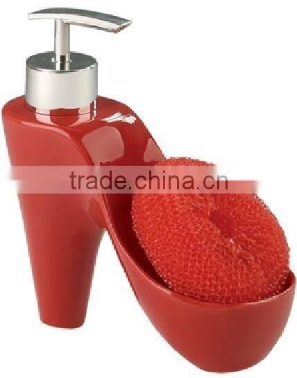 plastic pump ceramic soap dispenser
