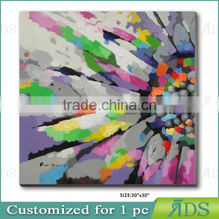 Hot Handmade Beautiful Abstract Oil Painting Flowers