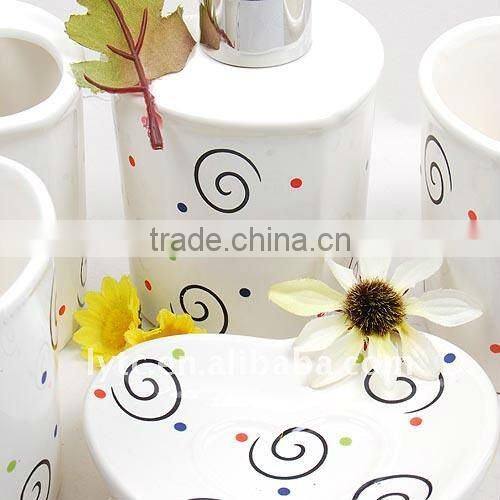 Beautiful ceramic bath accessory fresh decal