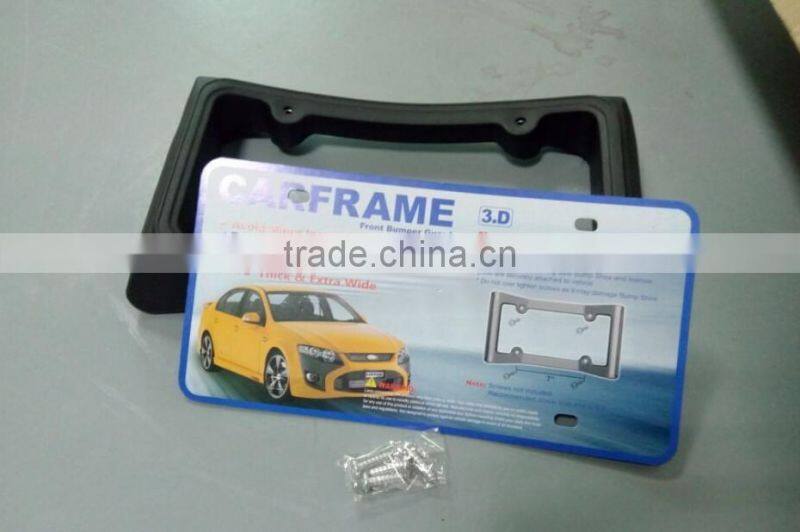 Front Car Bumper Protection, Ultimate Front Bumper Guard. Front Bumper Protection License Plate Frame. Tougher Than Stee