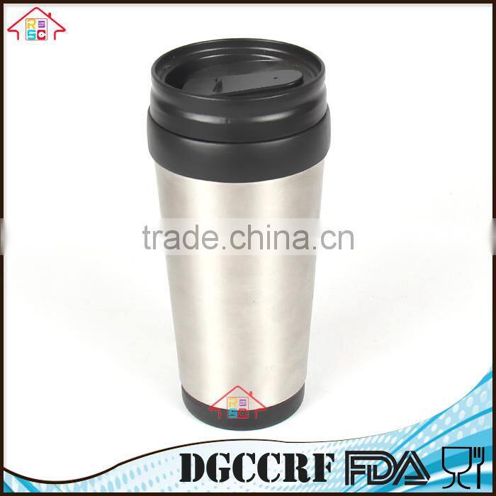 NBRSC double wall vacuum stainless steel tumbler, insulated stainless steel vacuum mug, sealed stainless steel water bottle