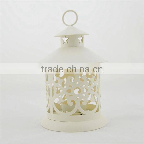 Metal antique birdcage candle holder