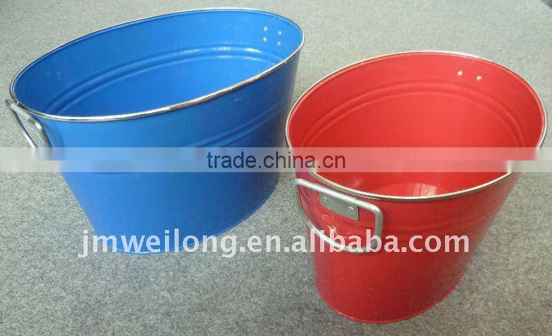 Party tub with Stainless Steel Rim