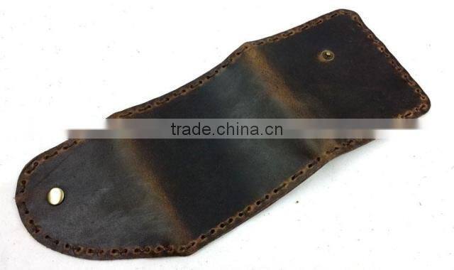 Crazy horse leather atm card holder or credit card holder leather for men