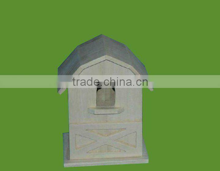 pretty painted handmade wooden birdhouse,wooden craft