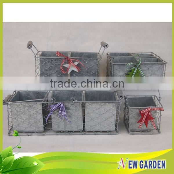 Home balcony decor excellent quality metal flower pot holder