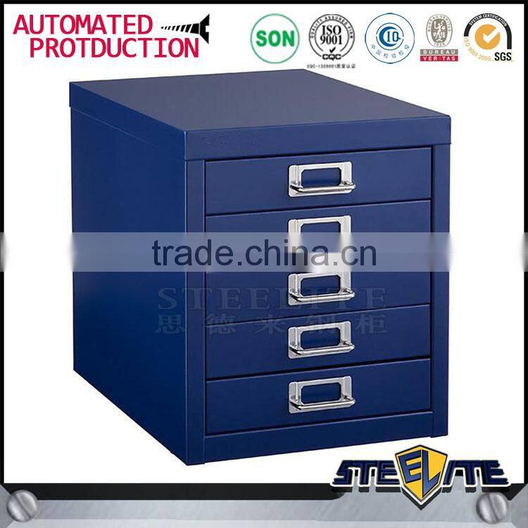 Desktop 5 drawers file cabinet steel filing cabinet
