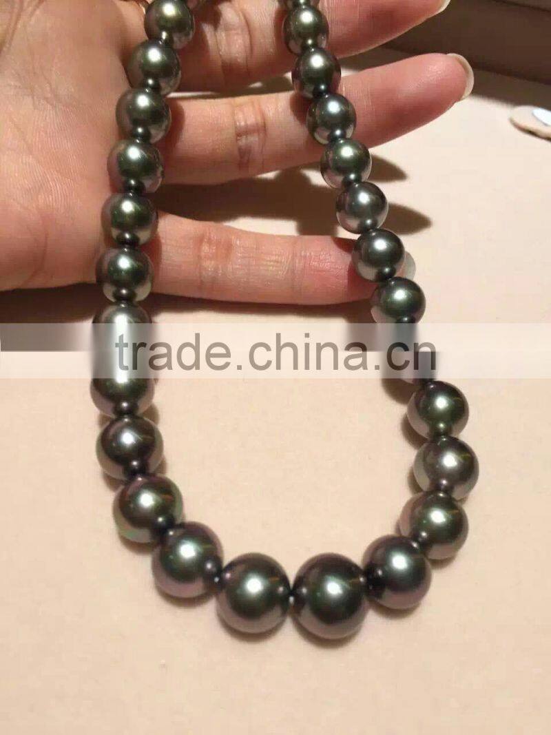 wholesale 8-9mm black tahitian pearl strands