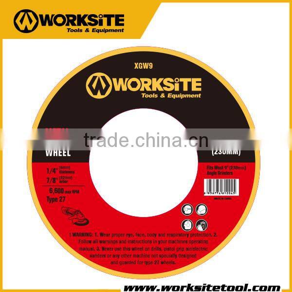 XGW9 Worksite Brand Accessories 230mm Diamond Grinding Wheel